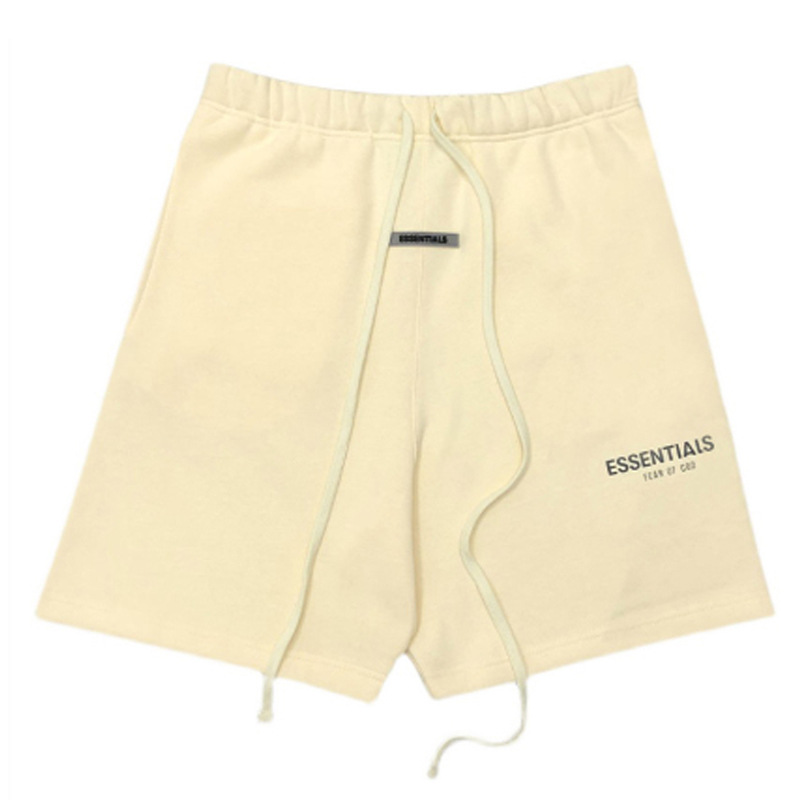 Shorts Moletom Fear of God Essentials Refletivo Canario