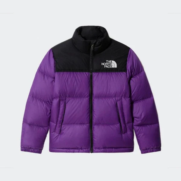 Jaqueta Puffer The North Face Roxo