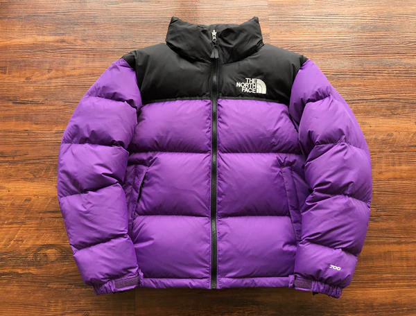 Jaqueta Puffer The North Face Roxo