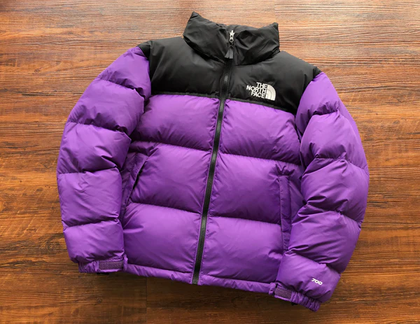 Jaqueta Puffer The North Face Roxo