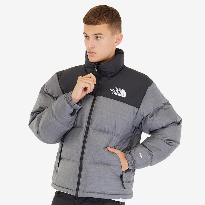 Jaqueta Puffer The North Face Cinza