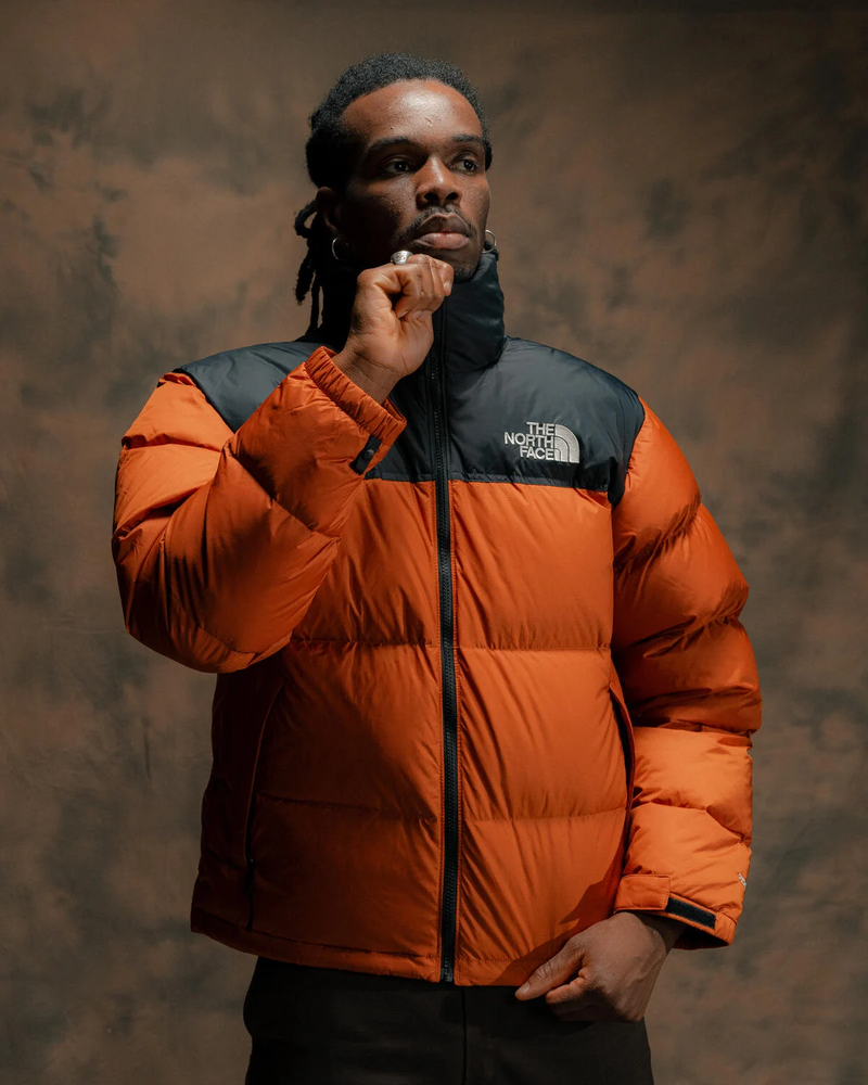 Jaqueta Puffer The North Face Laranja