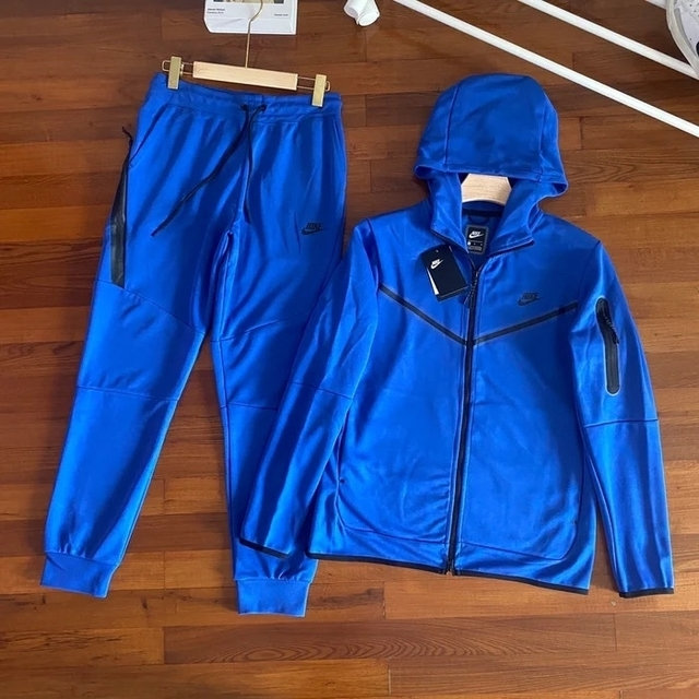 Conjunto Nike Tech Fleece Azul Escuro