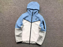 Jaqueta Nike Tech Fleece Azul e Cinza