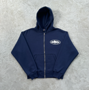 Blusa Moletom Corteiz Zip Up Azul