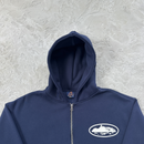 Blusa Moletom Corteiz Zip Up Azul