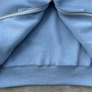 Blusa Moletom Corteiz Zip Up Azul Bebê