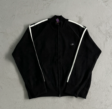 Blusa Corteiz Knit Zip Up Fleece Preto