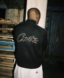 Blusa Corteiz Knit Zip Up Fleece Preto