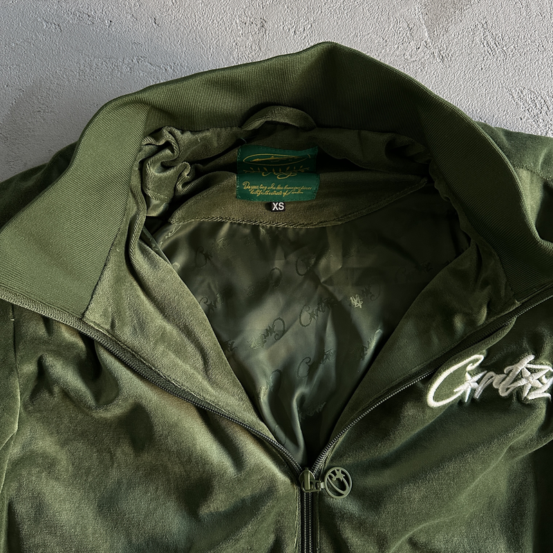 Blusa Veludo Corteiz Verde