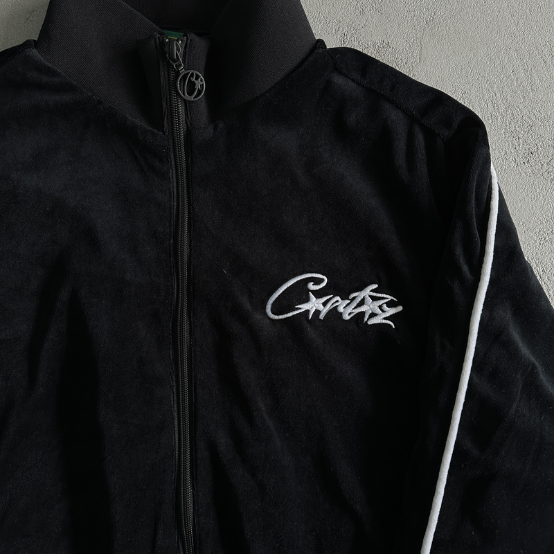 Blusa Veludo Corteiz Preto