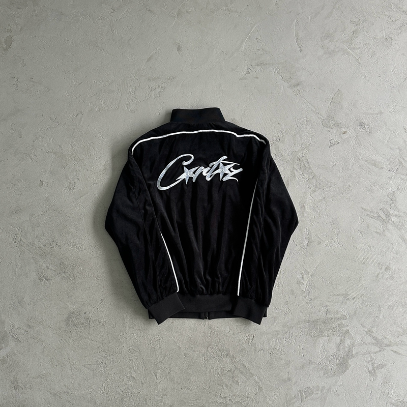 Blusa Veludo Corteiz Preto