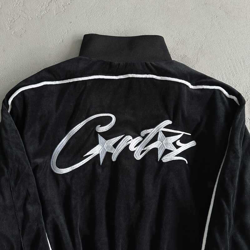 Blusa Veludo Corteiz Preto