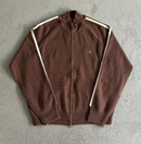 Blusa Corteiz Knit Zip Up Fleece Marrom