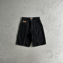 Bermuda Corteiz Denim Jeans Preto
