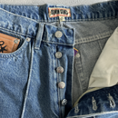 Bermuda Corteiz Denim Jeans Azul