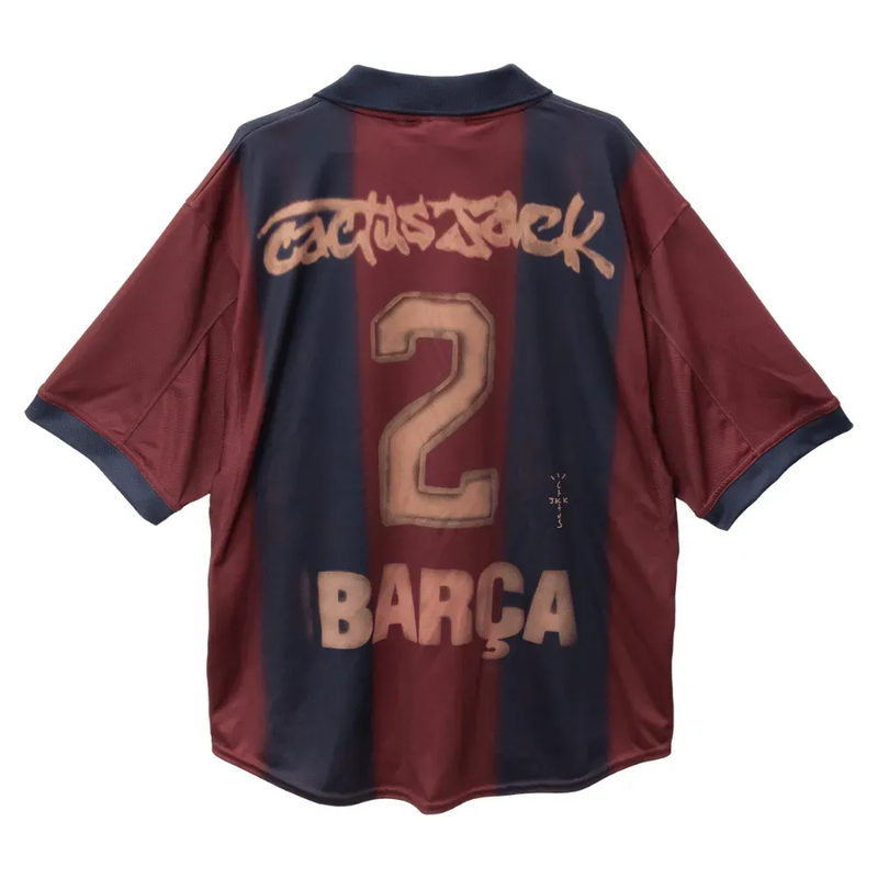 Camiseta Barcelona x Travis Scott Cactus Jack Oversized