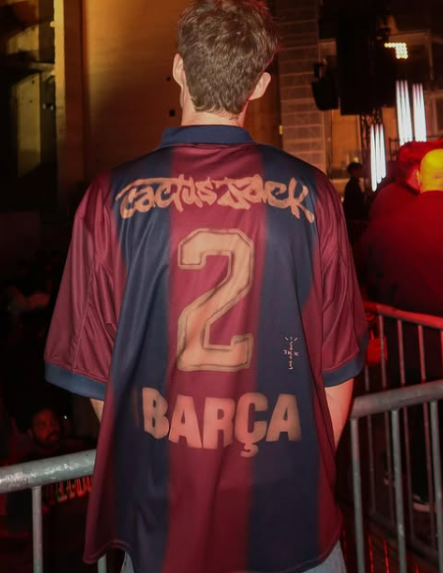 Camiseta Barcelona x Travis Scott Cactus Jack Oversized