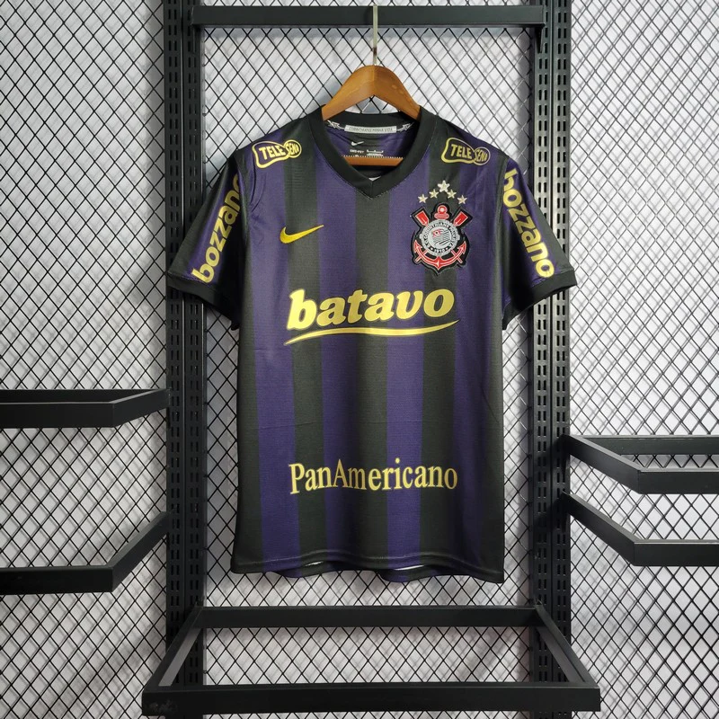 Corinthians Retrô Fora - 2009/10 Roxa e Preto