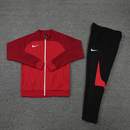 Conjunto Nike Sportswear Agasalho e Calça Vermelho e Preto