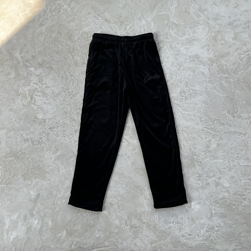 Conjunto Corteiz Veludo All Black