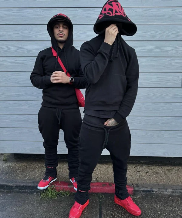 Moletom Syna World Logo Black Red