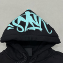 Moletom Syna World Logo Black Ciano