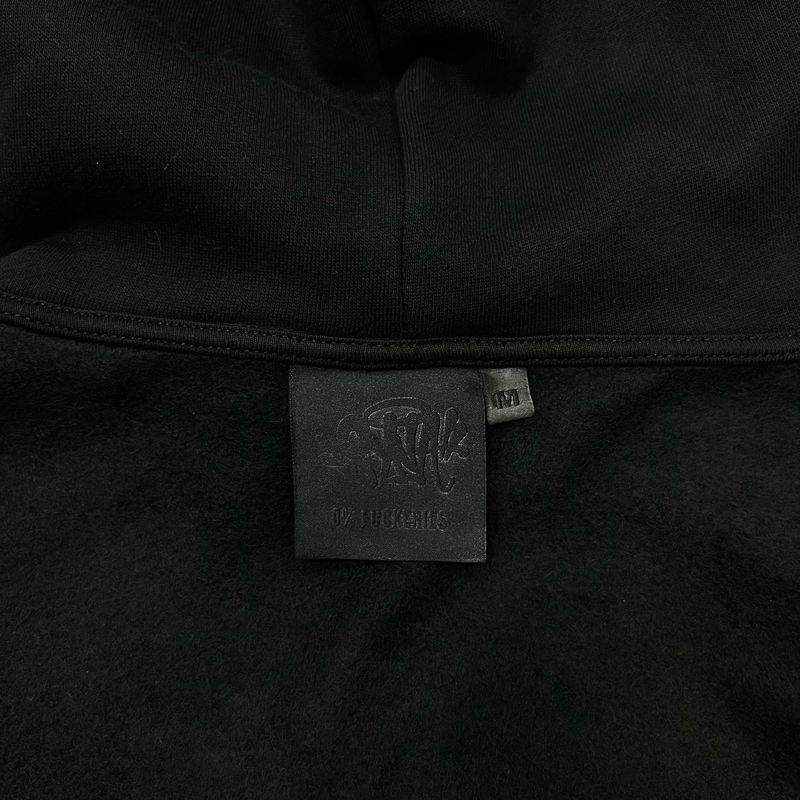 Moletom Syna World Logo Black Ciano