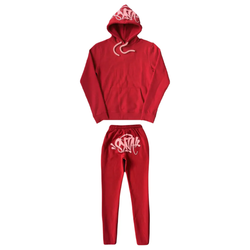 Conjunto Synaworld Logo Red Pink