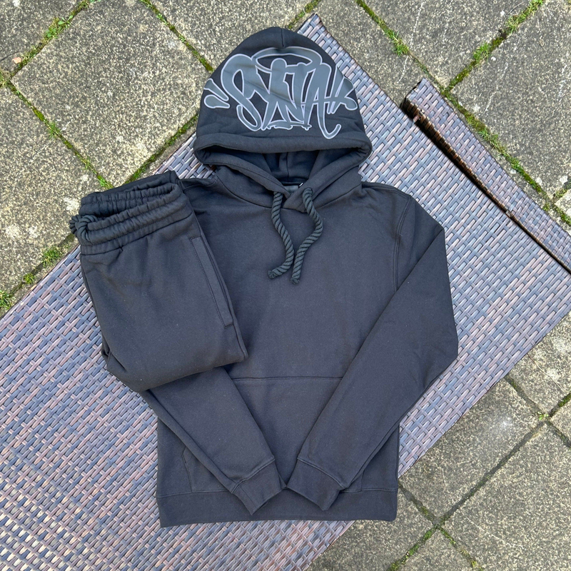 Conjunto Synaworld Logo Black Grey