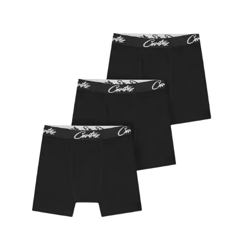 Cueca Corteiz Escrita Preta