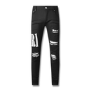 Calça Jeans AMIRI Lettering Black White