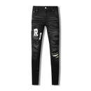 Calça Jeans AMIRI Curve Lettering Black