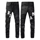 Calça Jeans AMIRI Curve Lettering Black