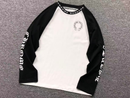 Camiseta Chrome Hearts Longsleeve Raglan White/Black