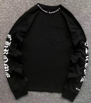 Camiseta Chrome Hearts Longsleeve Lettering Black