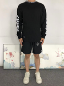 Camiseta Chrome Hearts Longsleeve Lettering White