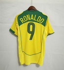 Camisa Seleção Brasileira Retrô 2004 Ronaldo 9 TOTAL 90