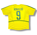 Camisa Seleção Brasileira Retrô 2002 Ronaldo 9 (PRONTA ENTREGA)