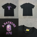 Camiseta BAPE A Bathing Ape Camo Roxa