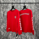 Camiseta Chrome Hearts Longsleeve Red (Pronta Entrega)