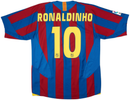 Camisa Barcelona Retrô 2005/06 Ronaldinho