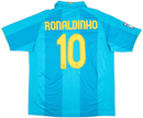 Camisa Barcelona Retrô 2007/08 Ronaldinho Azul