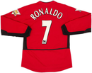 Camisa Manchester United Retro CR7 2003/04 Manga comprida