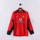Camisa Manchester United Retro CR7 2003/04 Manga comprida