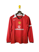 Camisa Manchester United Retro CR7 2004/05 Manga Comprida