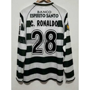 Camisa Sporting Retro CR7 2002/03 Manga Comprida