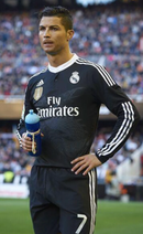 Camisa Real Madrid Retro CR7 2014/15 Manga comprida