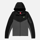 Jaqueta Nike Tech Fleece Cinza e verde