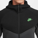 Jaqueta Nike Tech Fleece Cinza e verde
